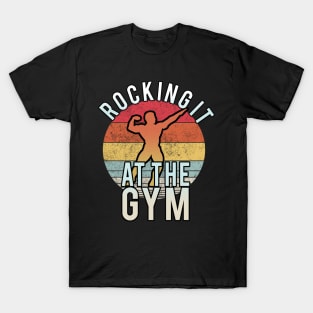 Rocking it at the gym T-Shirt